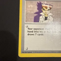 Imposter Professor Oak 73/102 Rare Base Set 1999 WoTC Pokemon TCG - Image 5