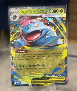 Mega Venusaur ex 003/132 Double Rare - Pokemon Mega Evolution Base Set - NM - Image 1