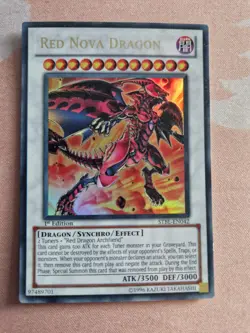Yu-Gi-Oh Red Nova Dragon STBL-EN042 - Ultra Rare 1st Edition - Image 1