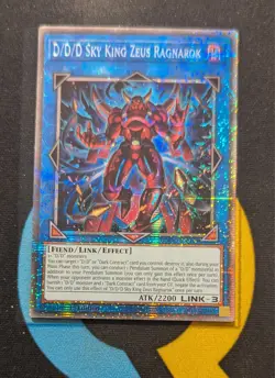 DOOD-EN049 D/D/D Sky King Zeus Ragnarok Starlight Rare 1st Ed YuGiOh - Image 1