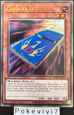 Carte YU-GI-OH! CARDCAR D RA04-EN181 QCSR NEUF - Image 1