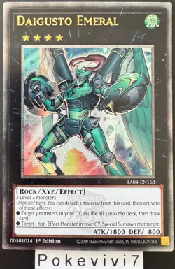 Carte YU-GI-OH! DAIGUSTO EMERAL RA04-EN163 QCSR NEUF - Image 1