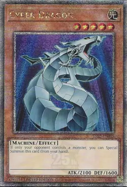 [SEALED] TN23-EN005 Cyber Dragon - Quarter Century Secret Rare Limited Edition - Image 2
