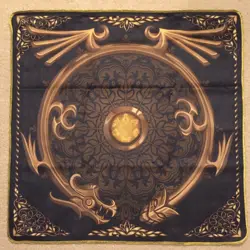 Yugioh Amanda Lapalme Manamoon Cloth Signer Dragon Crest 2 Player Playmat - Image 1