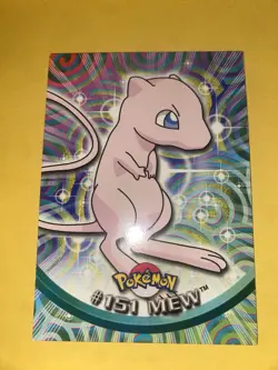 Mew Eevee Mewtwo 3 Card Lot, Topps 2000 Tv Animation. - Image 1