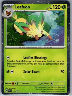 Leafeon - (Cosmos Holo) SVP 170 SV: Scarlet & Violet Promo - Pokemon Card - NM - Image 1