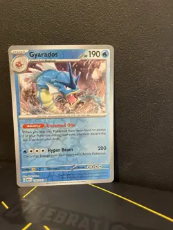 Gyarados Reverse Holo NM 130/165 Scarlet & Violet 151 Pokemon Card 2023 - Image 1