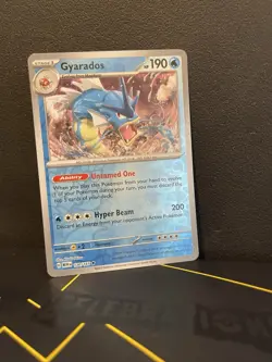 Gyarados Reverse Holo NM 130/165 Scarlet & Violet 151 Pokemon Card 2023 - Image 2