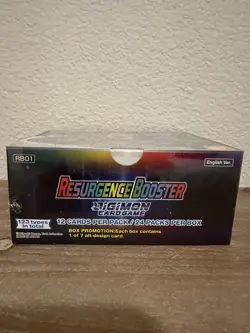 Digimon Card Game TCG Resurgence Set Booster Box Sealed RB-01 NEW SEALED - Image 2