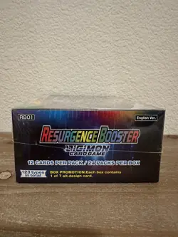 Digimon Card Game TCG Resurgence Set Booster Box Sealed RB-01 NEW SEALED - Image 4