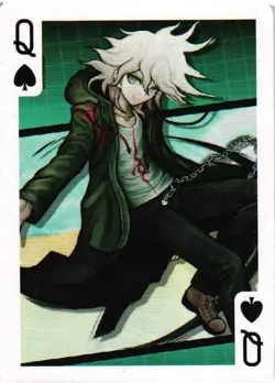 Nagito Komaeda Danganronpa Playing Card Goddess Story Anime Collectible Card - Image 1