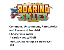 XY Roaring Skies Pokemon Card Commons, Uncommons, Rares and Reverse Holos - Image 1