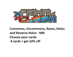 XY Primal Clash Pokemon Cards Commons, Uncommons, Rares & Reverse Holos - Image 1