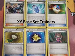 XY Base Set Trainer Pokemon Cards - Image 1