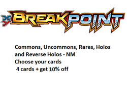 XY BreakPoint Pokemon Card Commons, Uncommons, Rares & Reverse Holos - Image 1