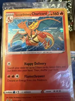 Special Delivery Charizard SWSH075 SWSH: Sword & Shield Promo Cards Holo - Image 2