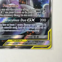 Mewtwo & Mew Tag Team GX SM191 Alternate Full Art Promo Pokemon Card - Image 5