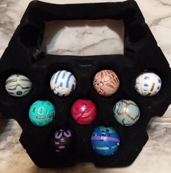 2008 BAKUGAN Lot - 15 Battle Brawlers Figures 19 Metal & 19 Reg Cards in Tin Box - Image 4