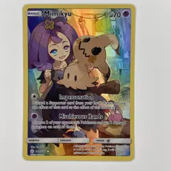 Mimikyu Full Art Cosmic Eclipse Pokemon TCG Card 245/236 NM Condition - Image 1