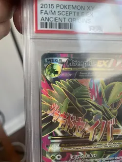 Pokemon Mega Sceptile EX TCG Ultra Rare Card Ancient Origins 85/98 PSA 10 - Image 4