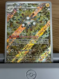 Pokemon TCG Magneton 159 SVP Black Star Promo Card Surging Sparks NM - Image 1