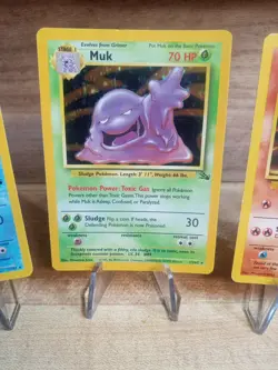 1999 Pokemon Fossil Set Lot Articuno Muk Holo Slowbro 130 Card Lot Vintage LP - Image 3