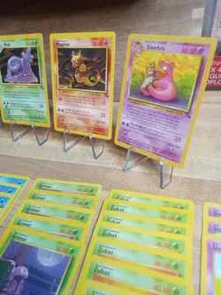 1999 Pokemon Fossil Set Lot Articuno Muk Holo Slowbro 130 Card Lot Vintage LP - Image 4