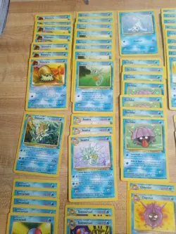 1999 Pokemon Fossil Set Lot Articuno Muk Holo Slowbro 130 Card Lot Vintage LP - Image 5
