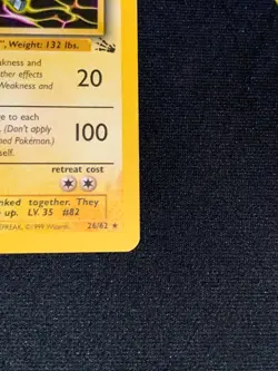 C285 POKEMON TCG MAGNETON 26 NON-HOLO VG-NM CARD FOSSIL - Image 5