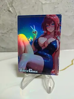 Rias Gremory Trading Card Waifu Goddess Story Anime Girl holo Karte Manga Art - Image 1