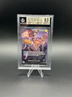 Monkey.D.Luffy (PSA Magazine) OP05-060 One Piece Promotion Cards Foil BGS 9.5 - Image 1