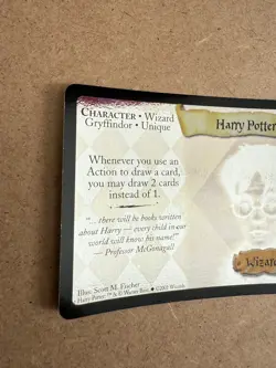 Harry Potter TCG Base Set Harry Potter #8/116 Hologram Rare Card - Image 2