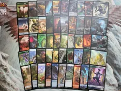 300 MTG Magic the Gathering Cards Bulk 2 sided Token Lot - Free Shipping! - Image 1