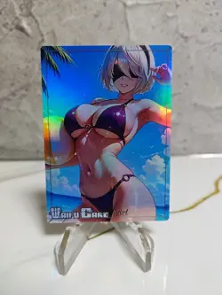 Nier Automata Trading Card Waifu Goddess Story Anime Girl holo Karte Manga Sexy - Image 1