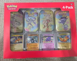 Pokemon Scarlet & Violet 151 (4 Mini Tins + 4 Promo Cards Bundle) SAMS CLUB - Image 1