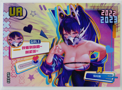 ?SIN -Goddess Story ANIME WAIFU Card - GIRLS PARTY 2 - UR-035 - NIKKE - Image 1