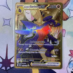Cynthia's Garchomp EX Holo Gold Hyper Rare Card 241/182 Sv10: Destined Rivals - Image 1