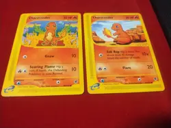 Charmander 97 & 98 /165 2002 Expedition Pokemon Card TCG Vintage WOTC Common LP - Image 1