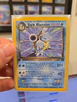 Dark Blastoise 20/82 Year 2000 Rare Collectible NM/Mint 1st Edition Pokemon Card - Image 1