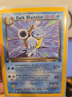 Dark Blastoise 20/82 Year 2000 Rare Collectible NM/Mint 1st Edition Pokemon Card - Image 2