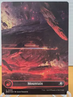 MTG, Mountain FOIL (0265) (Borderless) Full Art - EOE - Land - Image 1