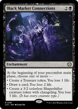 MTG Black Market Connections [The Lost Caverns of Ixalan Commander] Near Mint Ma - Image 1