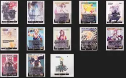 13 Card Bundle MTG Aerith Zidane Tidus Cloud Sephiroth Terra Chocobo Yuna Aettir - Image 1