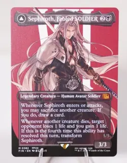 13 Card Bundle MTG Aerith Zidane Tidus Cloud Sephiroth Terra Chocobo Yuna Aettir - Image 4