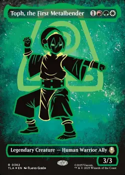 1 x Toph, the First Metalbender - Foil - Neon Ink - Avatar: The Last Airbender - - Image 1