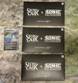 MtG Secret Lair x SONIC: Complete FOIL Set - Opened - Image 1