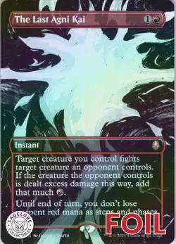 MTG The Last Agni Kai (Borderless) (314) | NM Foil | Avatar {TLA} - Image 1