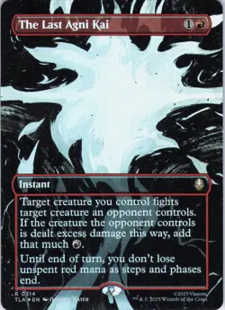 MTG The Last Agni Kai (Borderless) (314) | NM Foil | Avatar {TLA} - Image 2
