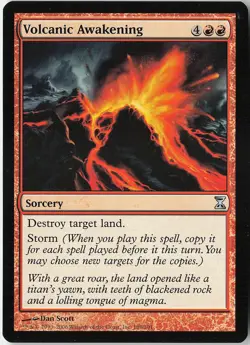 Volcanic Awakening Uncommon Time Spiral NM/LP MTG - Image 1