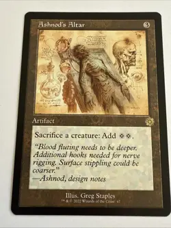 MTG Ashnod's Altar - Retro Frame NM-Mint The Brothers' War: Retro Frame Artifact - Image 1